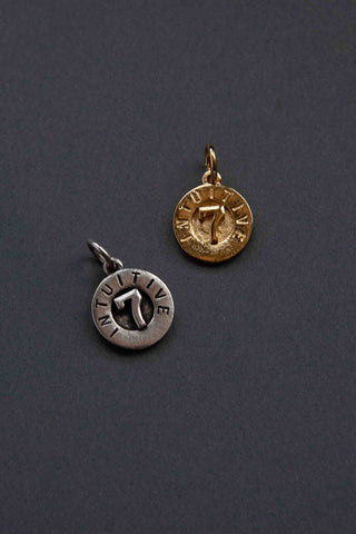 14kt numerology pendant charms