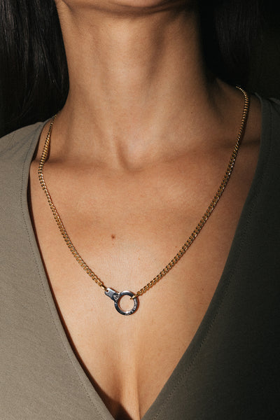 The Stainless Steel Wanderer Necklace with Double Cuff Keepers – Air &  Anchor