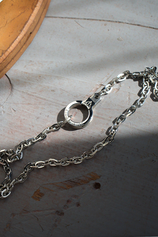 Linked Up Close Cuff Keeper Necklace
