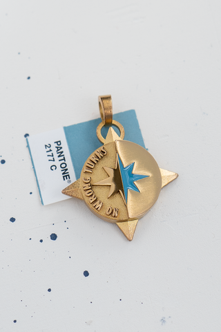 limited edition - no wrong turns compass charm