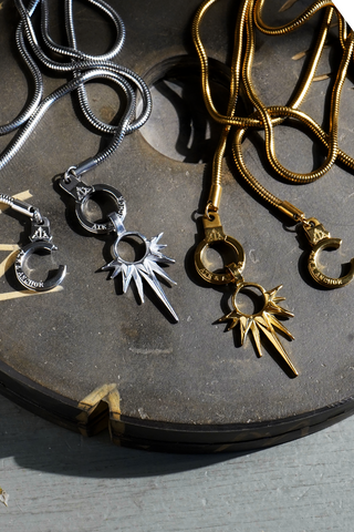 Here Comes the Sun Necklace Set