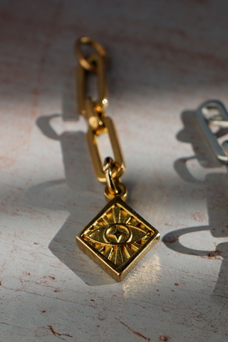 Don't Blink Mini Evil Eye Pendant