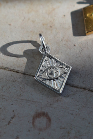 Don't Blink Mini Evil Eye Pendant