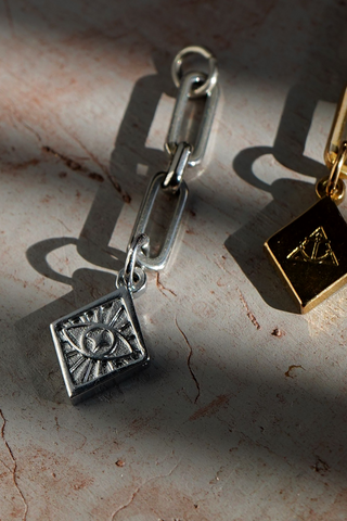 Don't Blink Mini Evil Eye Pendant