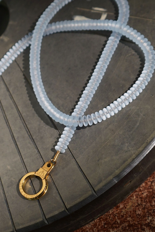 all in a row beaded necklace with cuff keeper