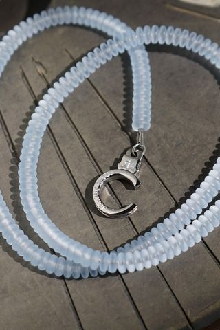 all in a row beaded necklace with cuff keeper