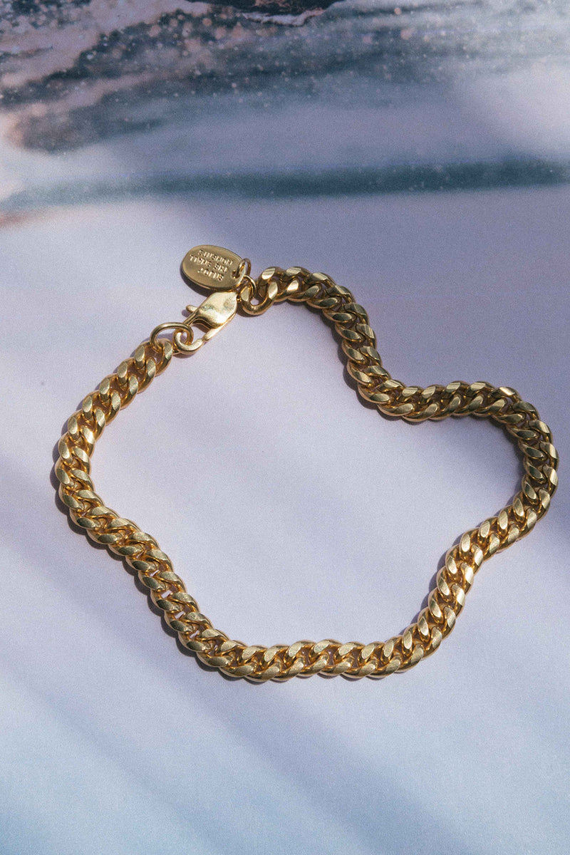 Stainless Steel Lineage Chain Anklet