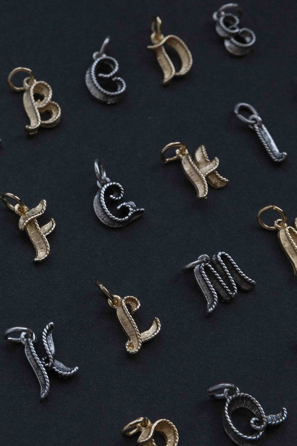 Letter charms - Minitials