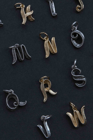 timeless gold and silver alphabet initial jewelry