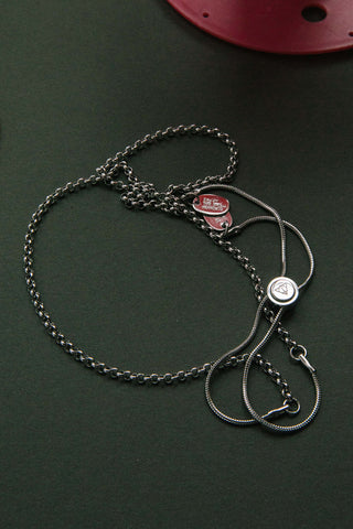 tarnish-proof stainless steel round link necklace