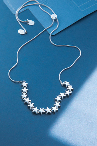 vintage silver star necklace