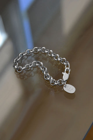 More Is More Stainless Steel Chain Bracelet