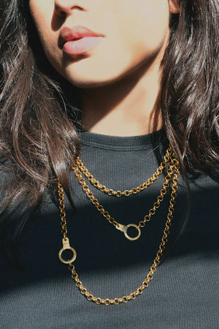 More Is More Oversized Round Link Chain Necklace