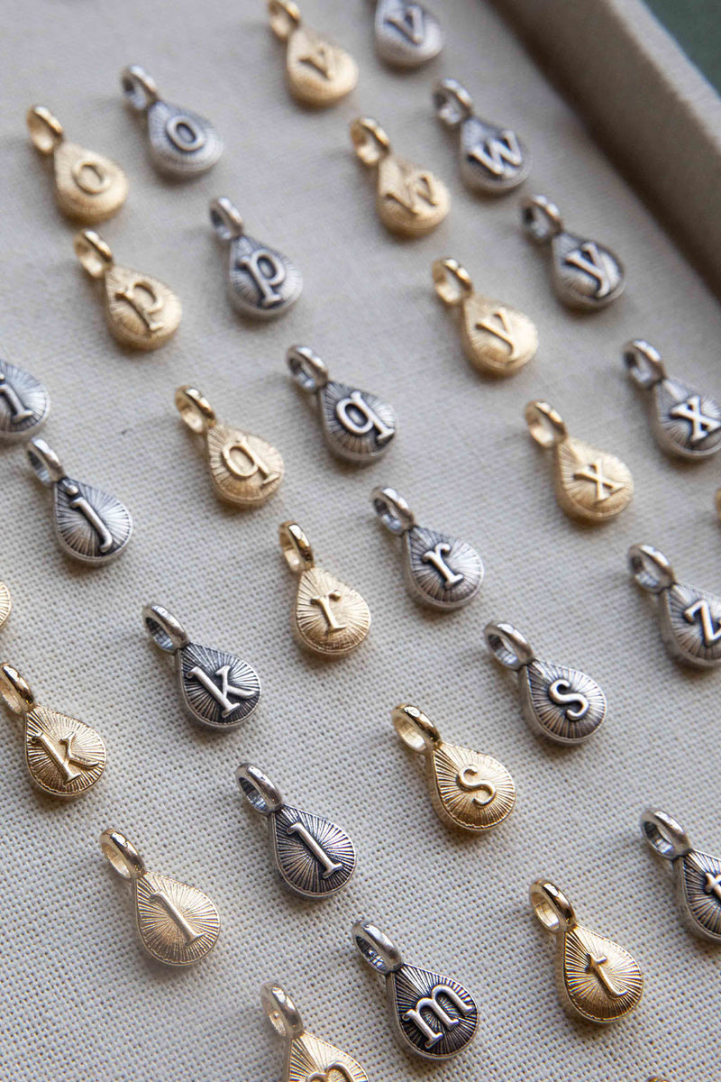 Put it In Writing Alphabet Charm