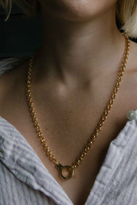 More Is More Oversized Round Link Chain Necklace