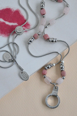 On the Edge of Bliss Adjustable Necklace