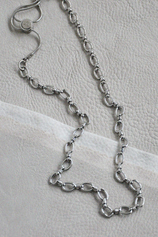 Stainless Steel Adjustable Midway Chain Necklace
