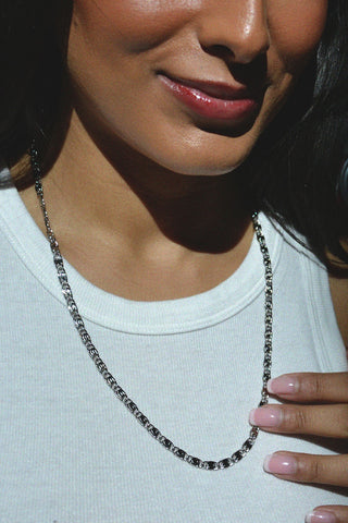 Stainless Steel When You Focus On The Good  Necklace with Cuff Keeper