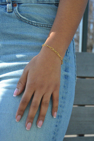 Stainless Steel Keep It Together Adjustable Chain Bracelet