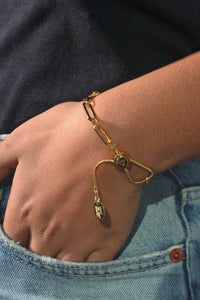 Stainless Steel Adjustable Holding It All Together Chain Bracelet