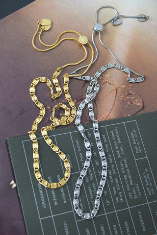 Stainless Steel Adjustable When You Focus On The Good Chain Necklace