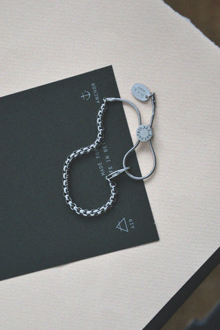 Stainless-Steel Adjustable Endgame Chain Bracelet