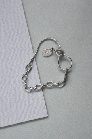 Stainless-Steel Adjustable Midway Chain Bracelet