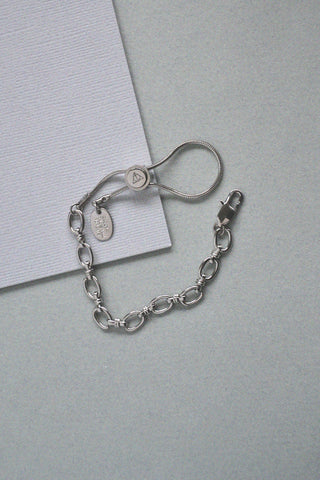 Stainless-Steel Adjustable Midway Chain Bracelet