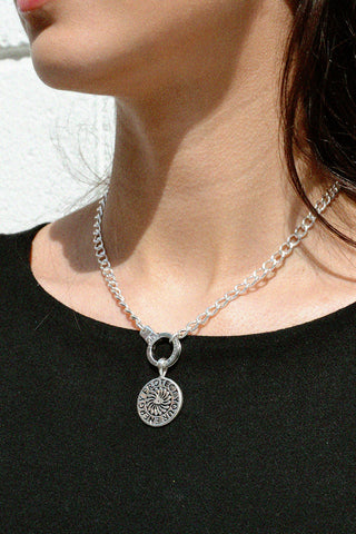 Sterling Silver Protect Your Energy Charm