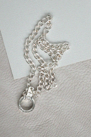 Sterling Silver Heritage Chain Necklace with Cuff Keeper