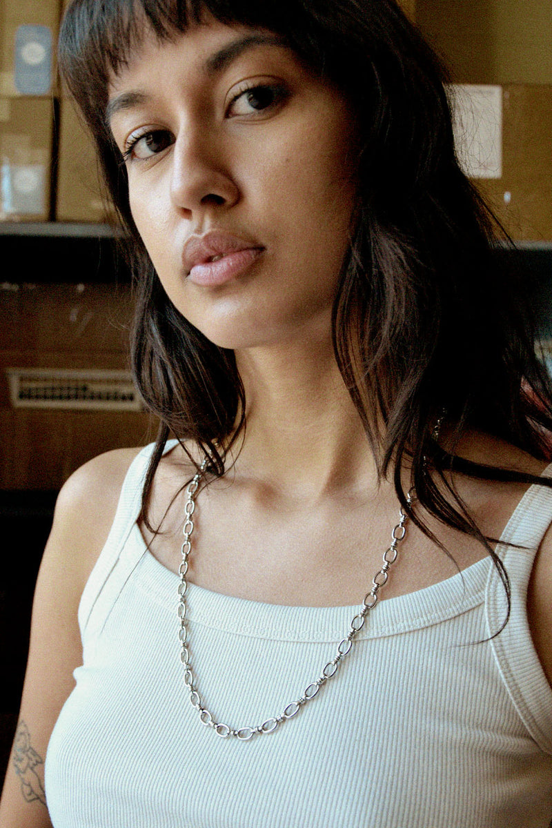 Stainless Steel Adjustable Midway Chain Necklace