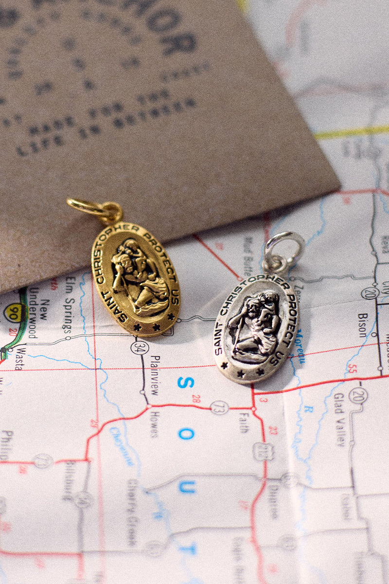 Guardian of the Open Road Sterling Silver Charm