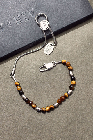 Tiny Treasure Adjustable Beaded Gemstone Bracelet