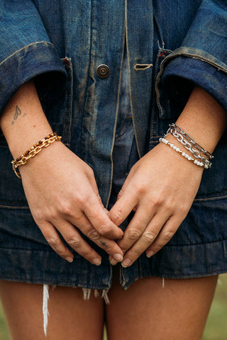 Tiny Treasure Adjustable Beaded Gemstone Bracelet