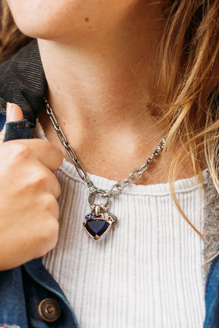 The Long Road Patchwork Necklace