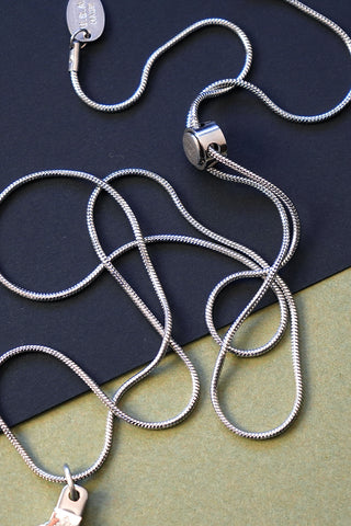 Stainless Steel Adjustable Cuff Keeper Necklace