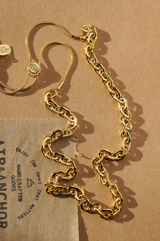 All Linked Up Adjustable Chain Necklace