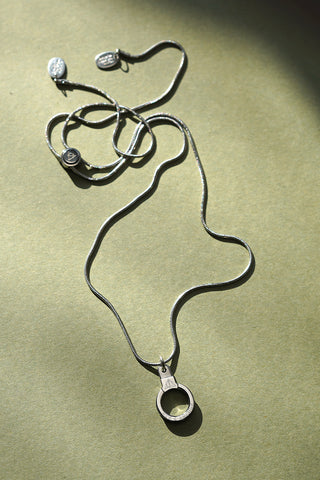 Stainless Steel Adjustable Cuff Keeper Necklace