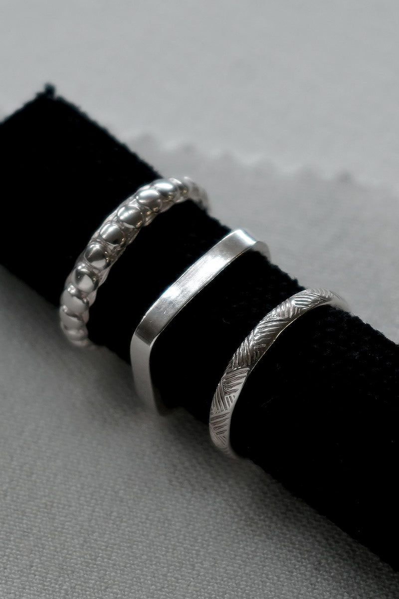 Three Virtue Stacking Ring Set