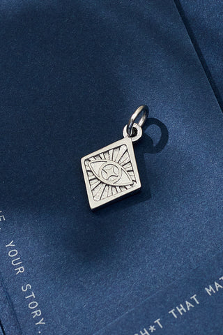 Don't Blink Mini Evil Eye Pendant