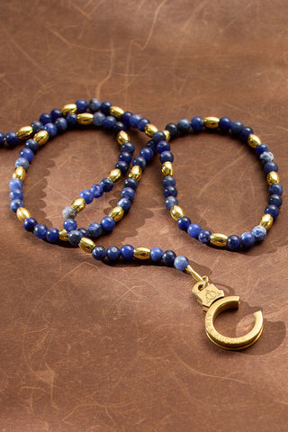 tiny treasure beaded gemstone necklace