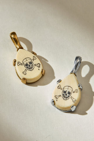 Scratch the Surface Scrimshaw Charm