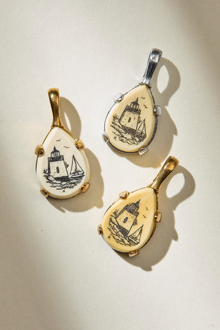Scratch the Surface Scrimshaw Charm