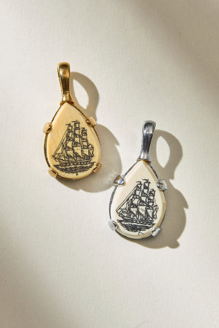 Scratch the Surface Scrimshaw Charm
