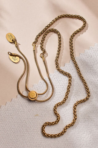 good things are coming chain adjustable necklace