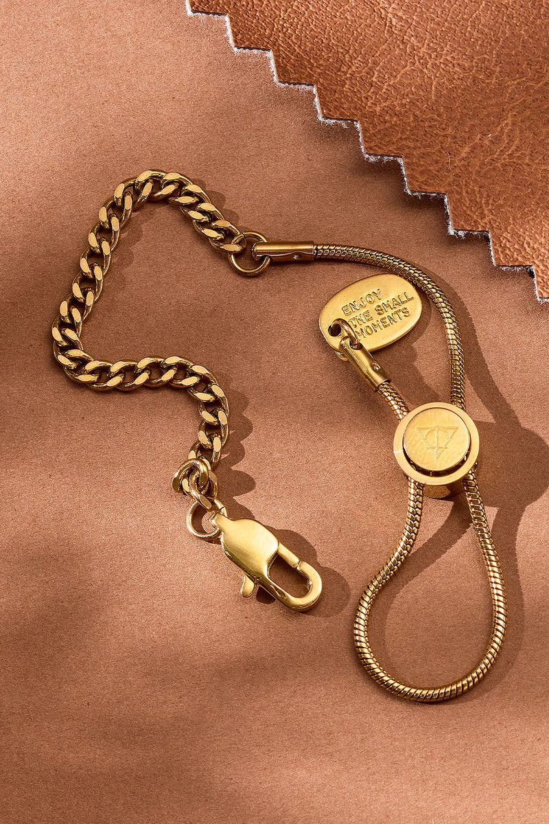 hit the curb chain adjustable bracelet