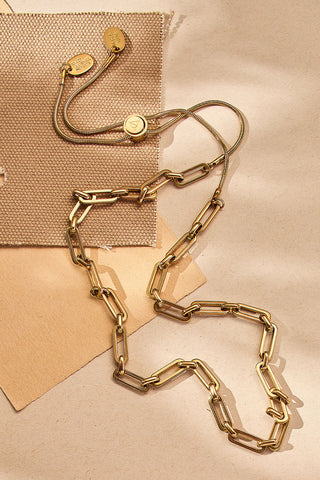 holding it all together chain adjustable necklace