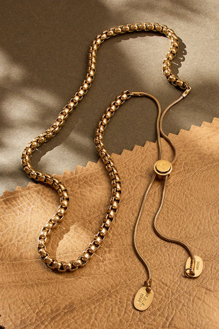 journey chain adjustable necklace