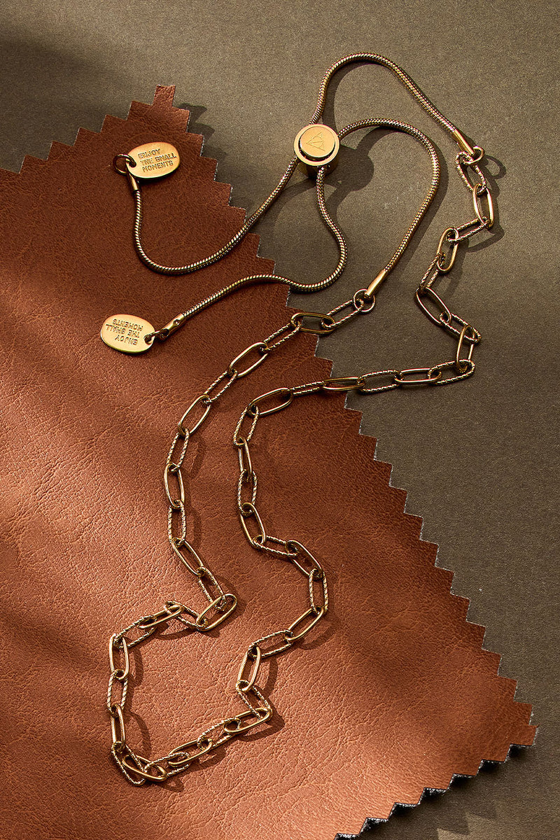 keep it together chain adjustable necklace