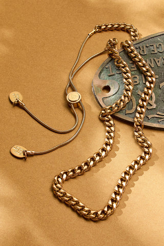 lineage chain adjustable necklace